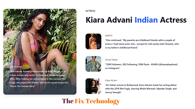 kiaraa Advani Wiki design 3d actress advani bhadohi bollywood frontend frontend design gaurav tripathi html india indian actress kiaraa kiaraa advani mumbai newslatter newslatters tailwindcss up web web design