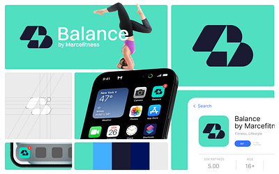 Balance Brand branding graphic design logo ui