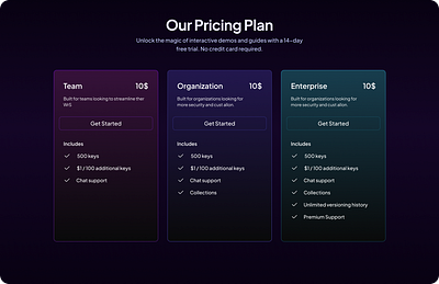 Pricing / Subscription plan for website 3 pricing plan branding dark pricing plan design landing page pricing plan minimal pricing plan modern modern pricing plan new plan plan pricing plan pricing website sass pricing subscription subscription plan subscription website subscriptions ui uiux website pricing