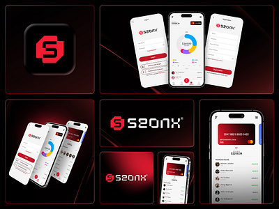 Seonx App UI/UX Design app app design application branding graphic design logo logo design ui ui design uiux design ux ux design