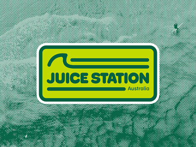 Juice Station - Badge australia australia branding australia identity badge badge design brand identity branding branding badge design fruit juice fruit juice branding fruit juice identity graphic design illustration logo surf surf logo typography vector