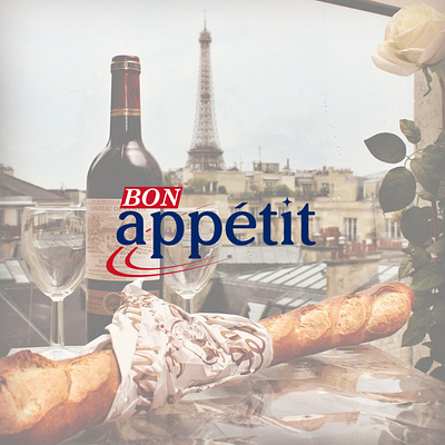 Bon Appetit branding graphic design logo