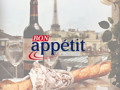 Bon Appetit branding graphic design logo