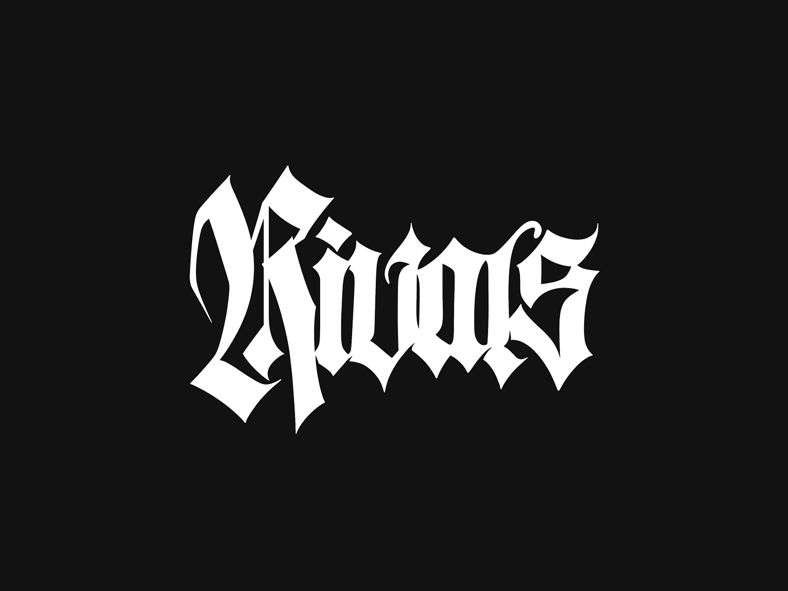 Rivals Custom Blackletter by Letterytz on Dribbble