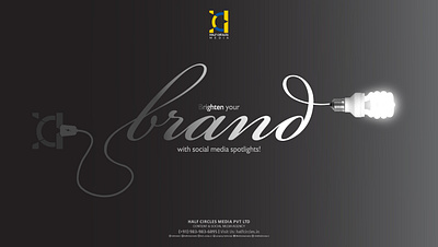 Brighten Your Brand With Social Media Spotlights! branding brands graphic design social media social media engagement