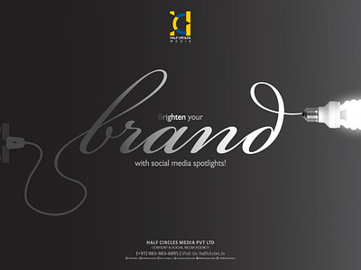 Brighten Your Brand With Social Media Spotlights! branding brands graphic design social media social media engagement