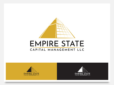 Empire State Logo Design branding building color logo concept design gold graphic design icon logo identity logo logo design logo designer logogram luxury minimalist monogram project ui vector visual identity