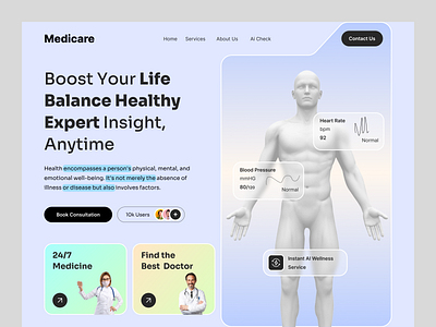 Medicare medical website UI design best web ui landing page latest website ui medical website ui modern web ui web hero web ui web uiux website design website designer website landing pge website ui website uiux designer website ux designer webuiux design