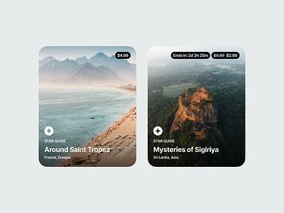 Travel Guide Cards for STAR GUIDE android app cards filters flutter home screen ios mobile quick travel guide
