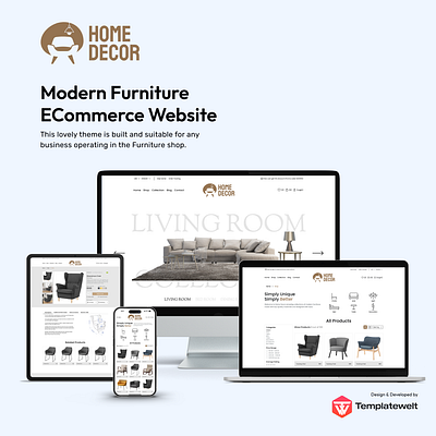 Home Decor – Premium Multipurpose Store Shopify Responsive Theme branding shopify theme theme template