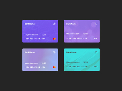 Credit card design - EmviUI app card card design credit card design design emvi ui emviui figma mayoralven product design ui ux web card design