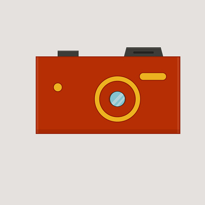 Camera Icon 2d art adobe illustrator graphic design icon designs icons