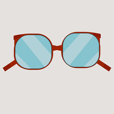 Sunglasses icon 2d art adobe illustrator digital art icon designs illustration travel icons