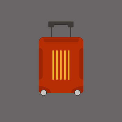 Suitcase Icon 2d art adobe illustrator design graphic design icon design iconpack icons illustration logo travel icons ui vector