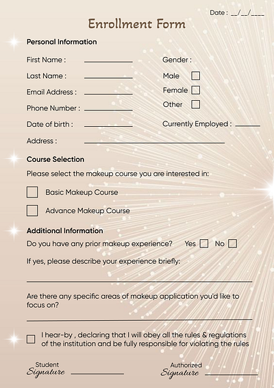 Enrollment Form admission form craxinno craxinnotechnologies design enrollment enrollment form figma design form graphic design ui