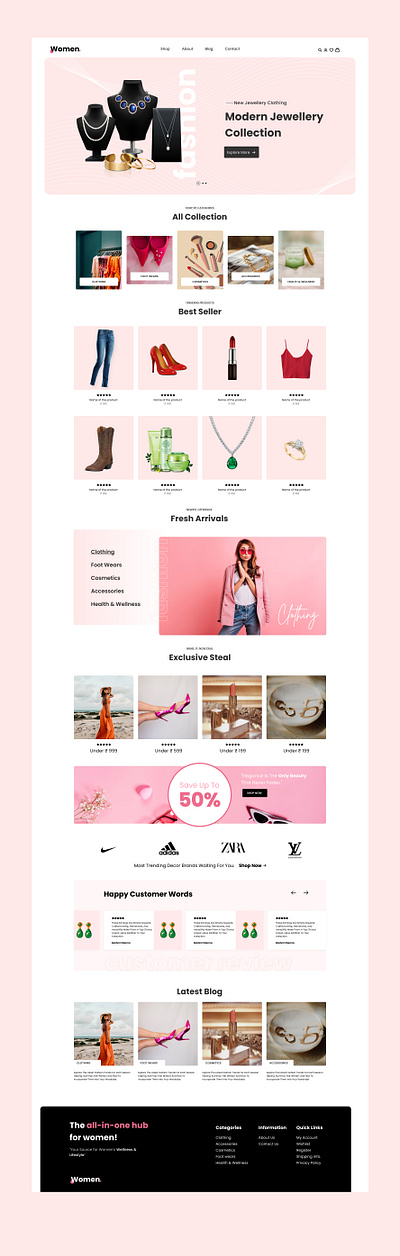 Shopping Website for Women