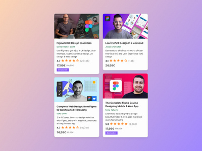 Course card design - EmviUI app card card design course card course card design design emviui figma mayoralven product card product card design product design ui ui kit ux
