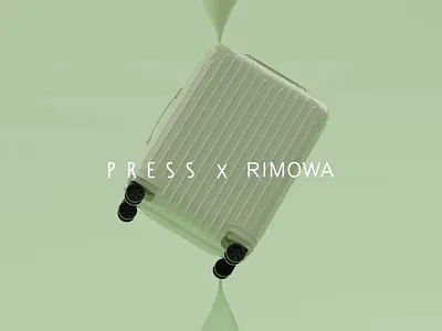 Press X Rimowa 3d animation blender 3d ice cream motion graphics rimowa suitbag