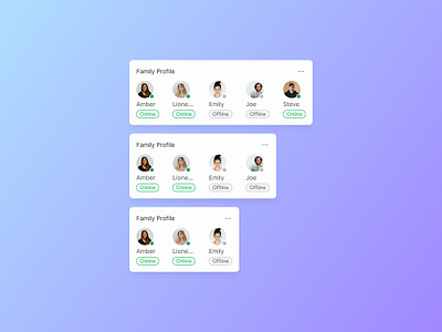 Group card design - EmviUI app card card design design emviui figma group card group card design mayoralven product design ui ui kit ux web card web card design