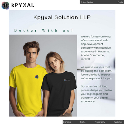 T-shirt Design - Kpyxal Solutions LLP kpyxal kpyxal solutions llp t shirt design web design