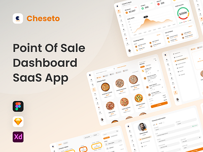 Cheseto - Point of Sale Dashboard Saas App dashboard dashboard ui point of sale pos restaurant