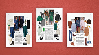 Magazine | Fashion layout editorial graphic design magazine
