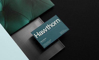 Hawthorn Interiors • Brand Identity branding business cards design download free freebie graphic design logo mockup mockup cloud mockupcloud