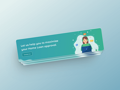 Contact us card - Financial Service Website card product design ui ui ux ux