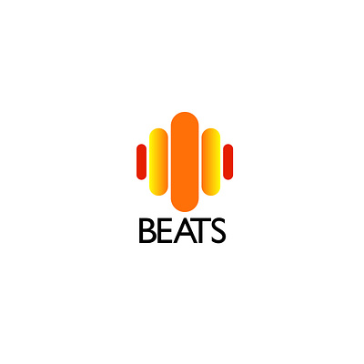 Beats logo concept app branding design graphic design illustration logo typography ui ux vector