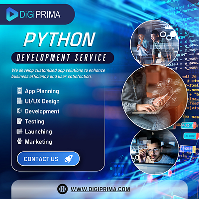 Python Development Service branding hire python developer