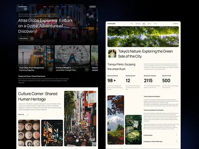 Landing page - branding color design digital dribbbleweeklywarmup illustration logo ui uidesign xd