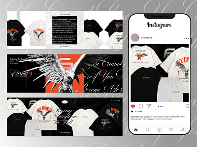 Insta Feed Design, Tshirt & Hoodie Mockups branding design graphic design