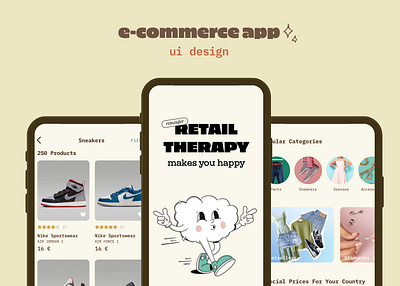 E-Commerce App-UI Design figma graphic design procreate product ui ux