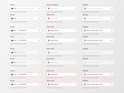 Inputs - EmviUI app design dropdown emviui figma input inputs label list product design select text area ui ui kit ux web deesign