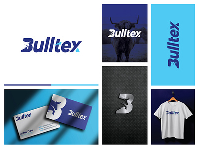 Bulltex branding bull logo logo