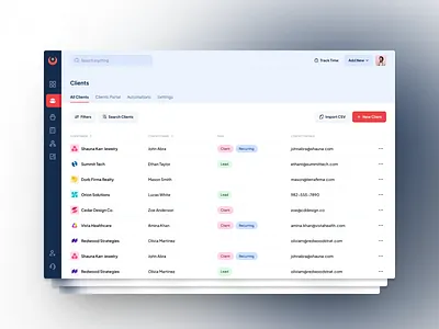 Dashboard UI/UX Design app clean dashboard design ui ux web
