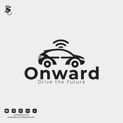 Driverless Car Logo branding graphic design logo