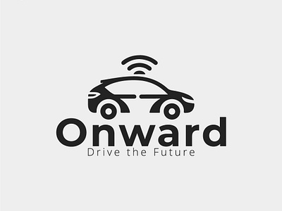 Driverless Car Logo branding graphic design logo