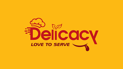 Delicacy Logo Animation 2d animation animation branding logo logo animation motion graphics