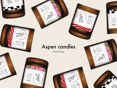 Aspen | Candles Branding: Logo, Identity and Packaging art direction brand identity branding branding design candle brand candle branding candle logo design elegant graphic design logo logo design logotype minimalist minimalistic modern packaging packaging design