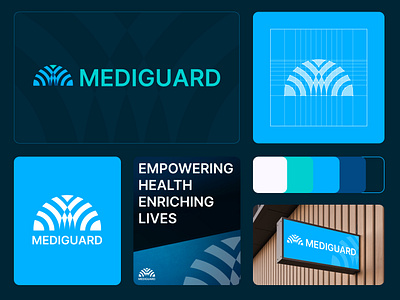 Mediguard | Logo & Brand Identity brand design brand identity logo logo design modern design visual identity