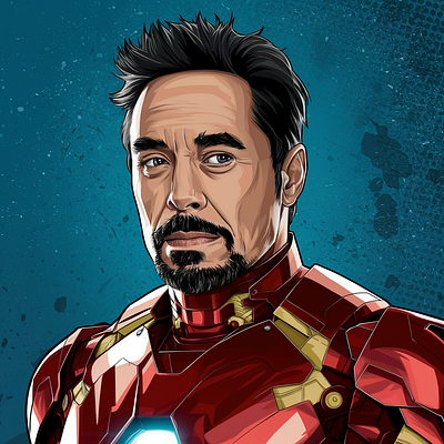 Iron Man Fan Art - Armored Avenger Digital Illustrations fan art iron man iron man fan art marvel tony stark