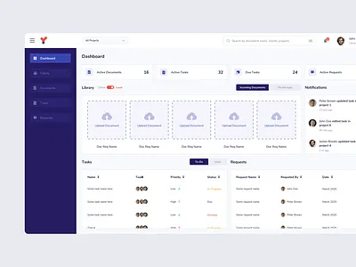 Data Management Dashboard dashboard ui data management design saas ui ux