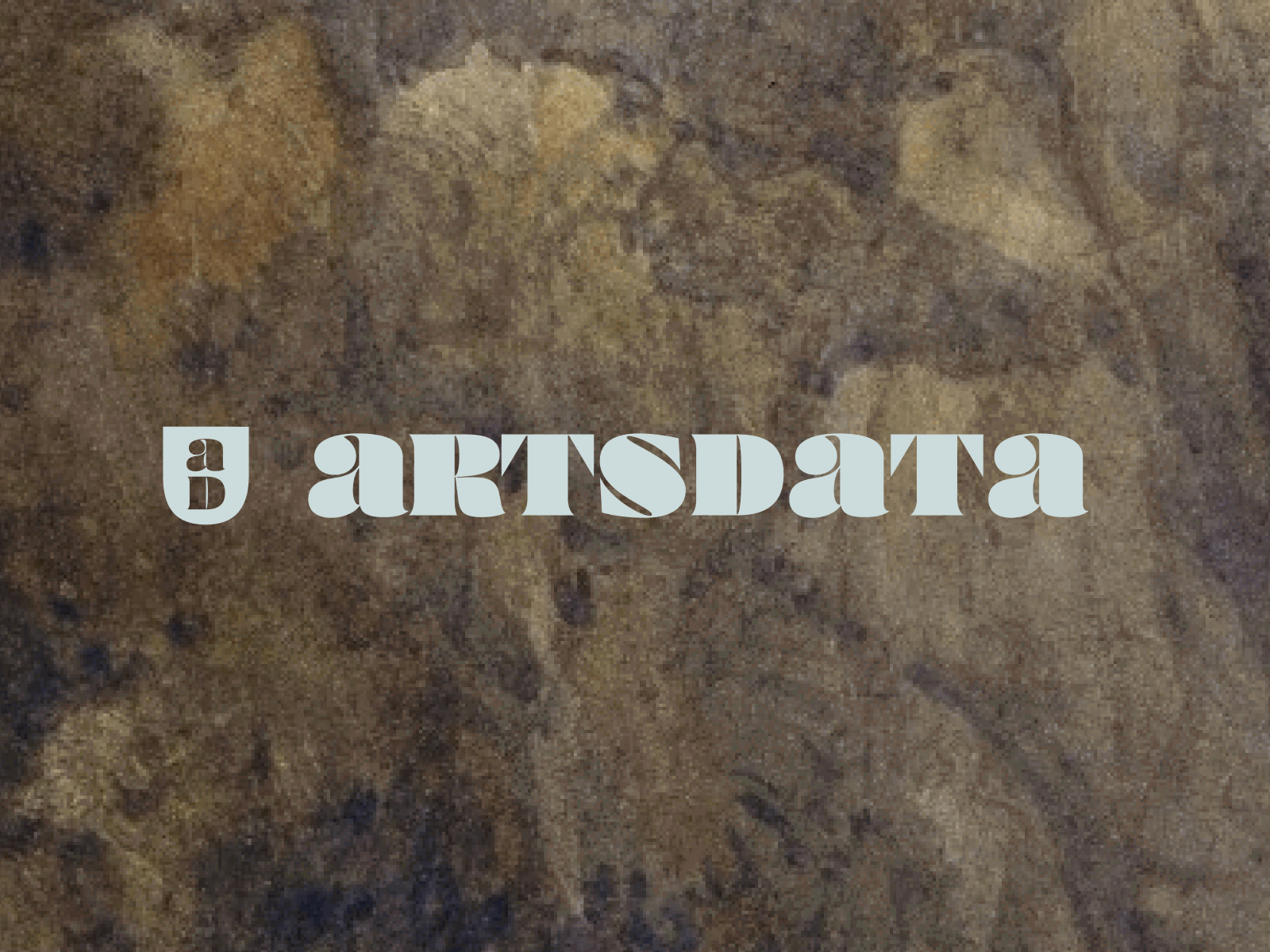 Artsdata Brand preview art branding data digital earth tones logo minimal paint textures