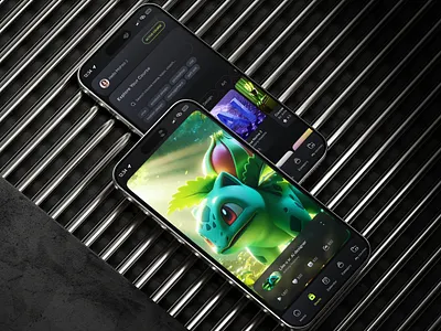 Digital Learning app ai 3d app design dark mode glassmorphism mobile app mobile design navigation navigation bar