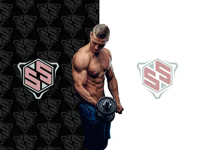 Letter-Mark SS With Hexagon Gym Logo fit logo fitness logo gym logo hexagon logo hexagon ss logo letter logo letter ss logo logo logo designs logodesign logotype monogram logo monogram s logo s s hexagon logo s logo ss ss logo text logo word logo