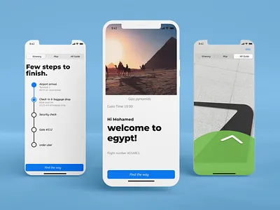 airport boarding process ui ux