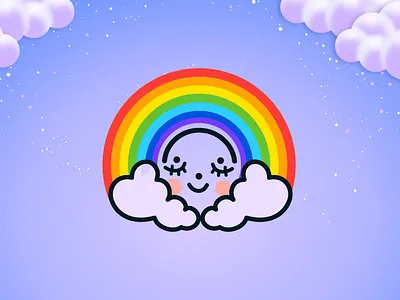 Rainbow Logo cloud cloud logo cloud rainbow cloud rainbow logo creative design logo logo design logos minimalist logo modren logo paint painting professional logo rainbow rainbow cloud logo rainbow design rainbow face rainbow face logo rainbow logo unique logo