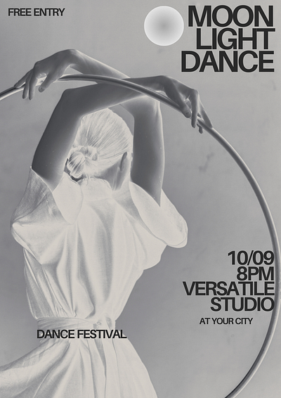 Dance Festival Flyer 3d design graphic design illustration logo ui