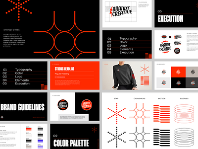 BCC Brand Guide black brand branding design fitness geometric graphic design guide icon identity logo mark red vector visual